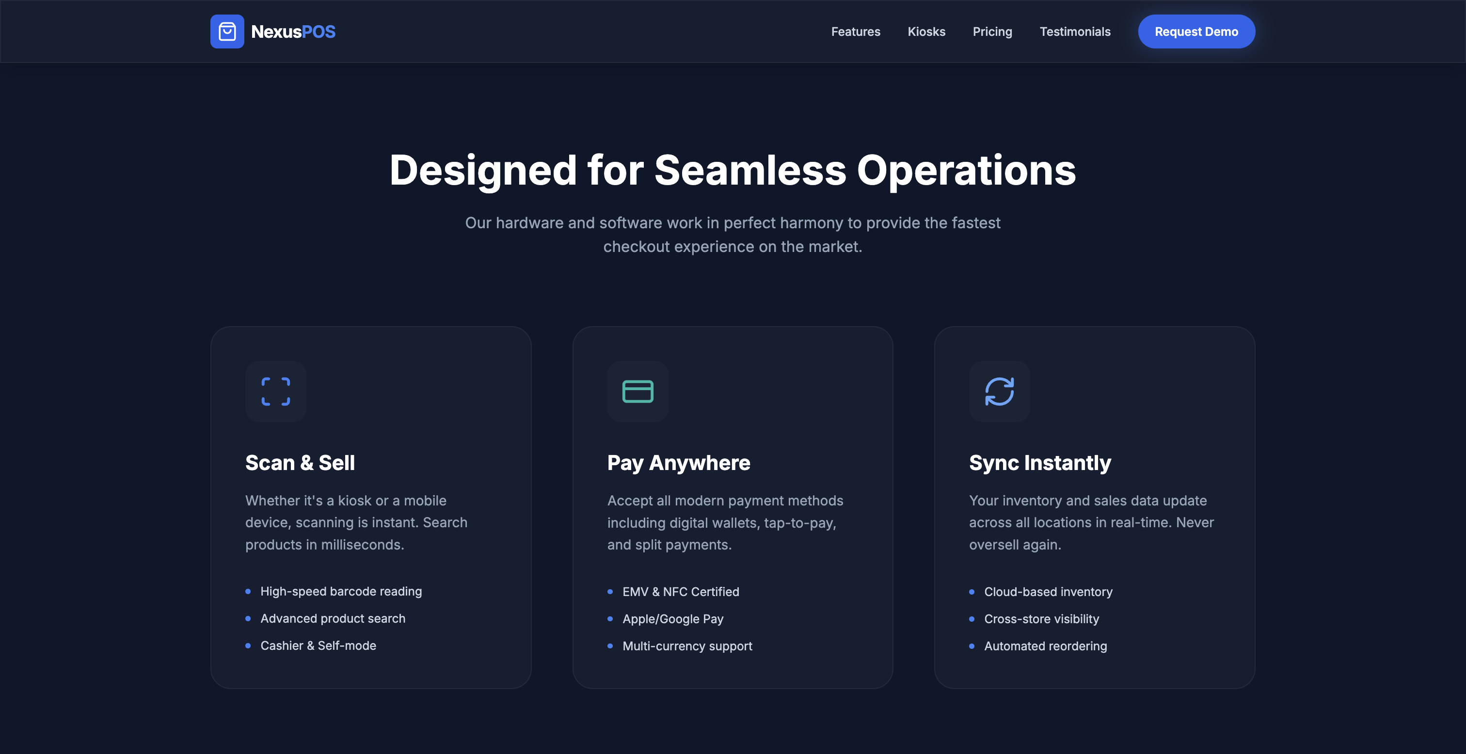 POS Product Selection